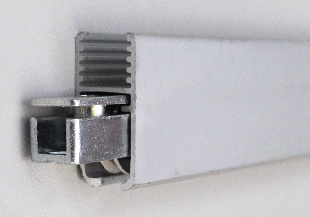 30321_30334_1a Doppelschiene 2,4m + Montageschiene + Laufrollen + Deckenführung