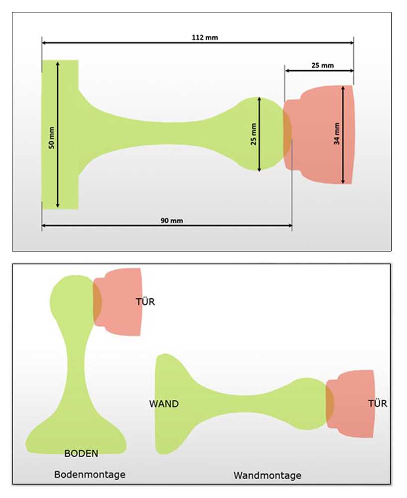 Türstopper mit Magnet