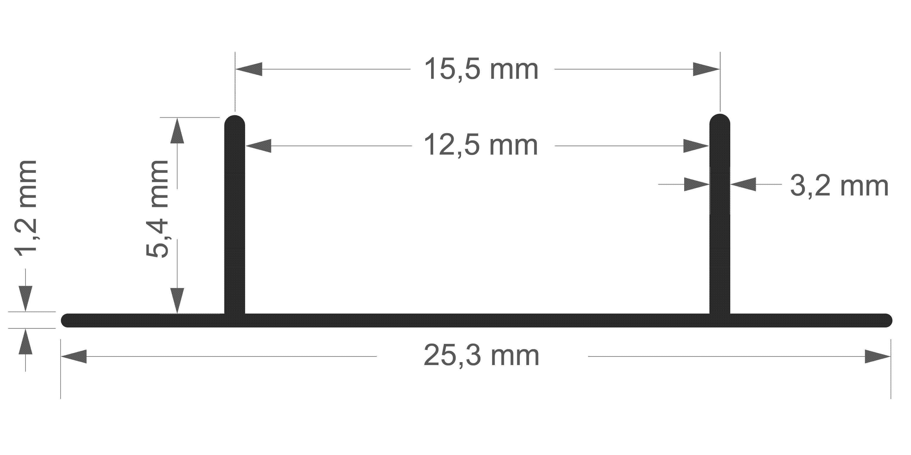 30143-30145_1b_neu Doppelschiene 2,4m + Montageschiene + Laufrollen + Deckenführung
