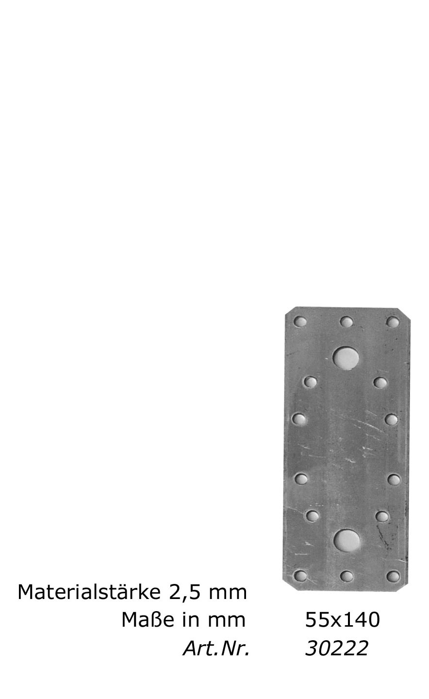 30222 Flachverbinder/Nagelplatte