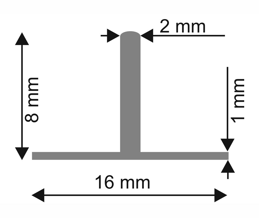 30118_1b Möbelschiene Aluminium