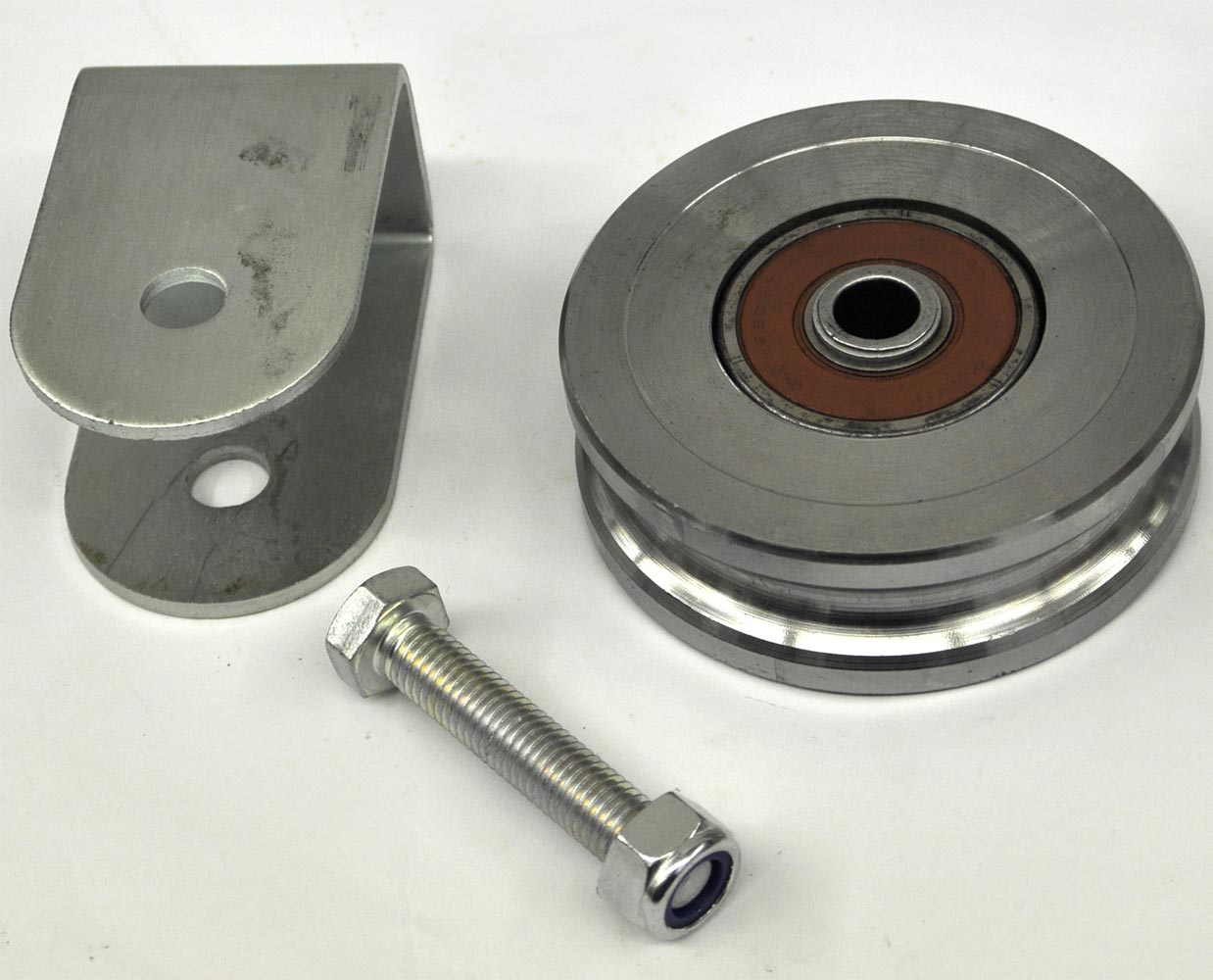 30200_30065_1b 3m Schiene Rundprofil + Stahlrollen Ø 102mm