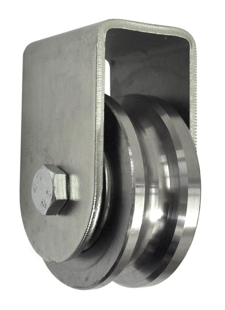 30200_30064_1a 3m Schiene Rundprofil + Stahlrollen Ø 76mm