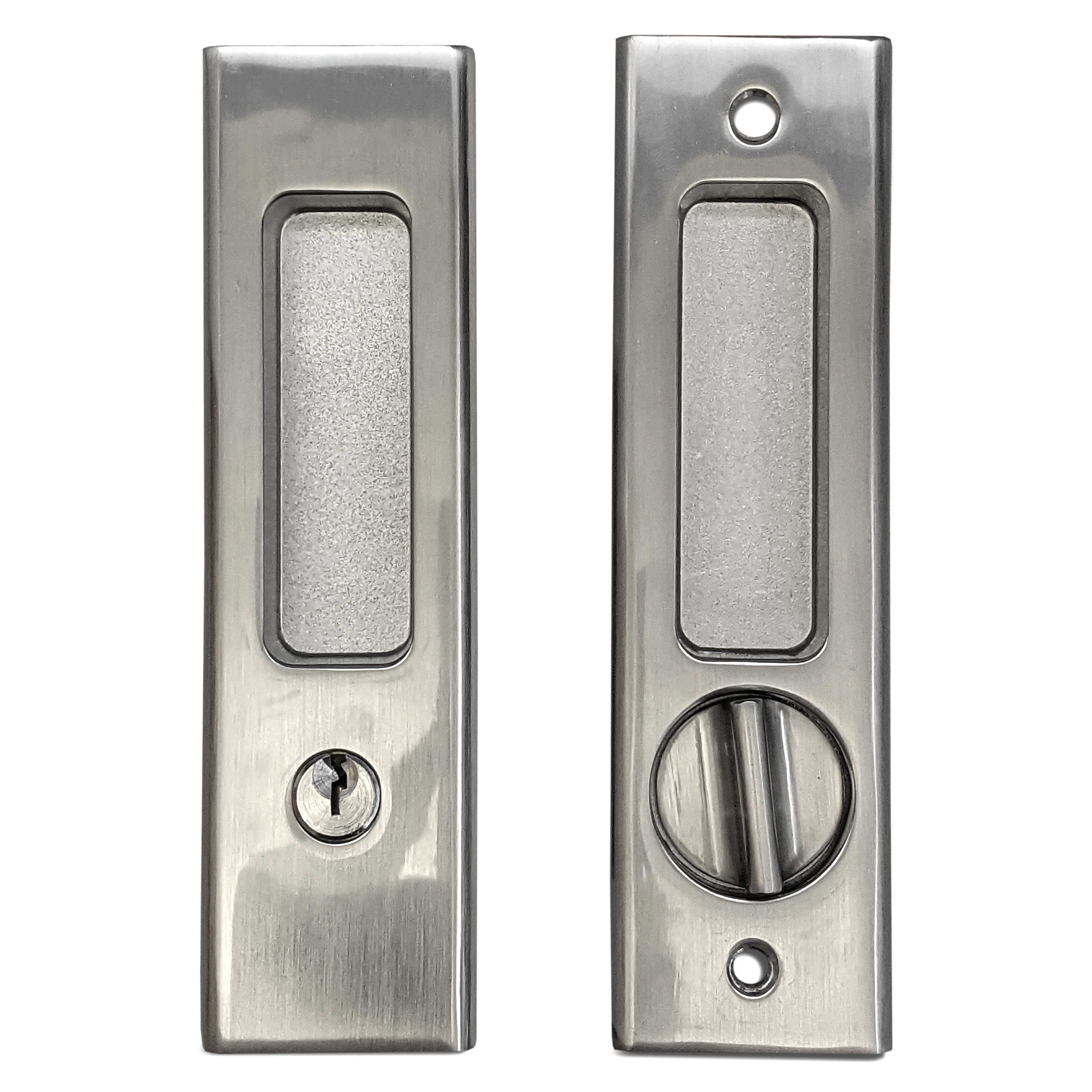 Schloss für Schiebetüren - rechteckige Form