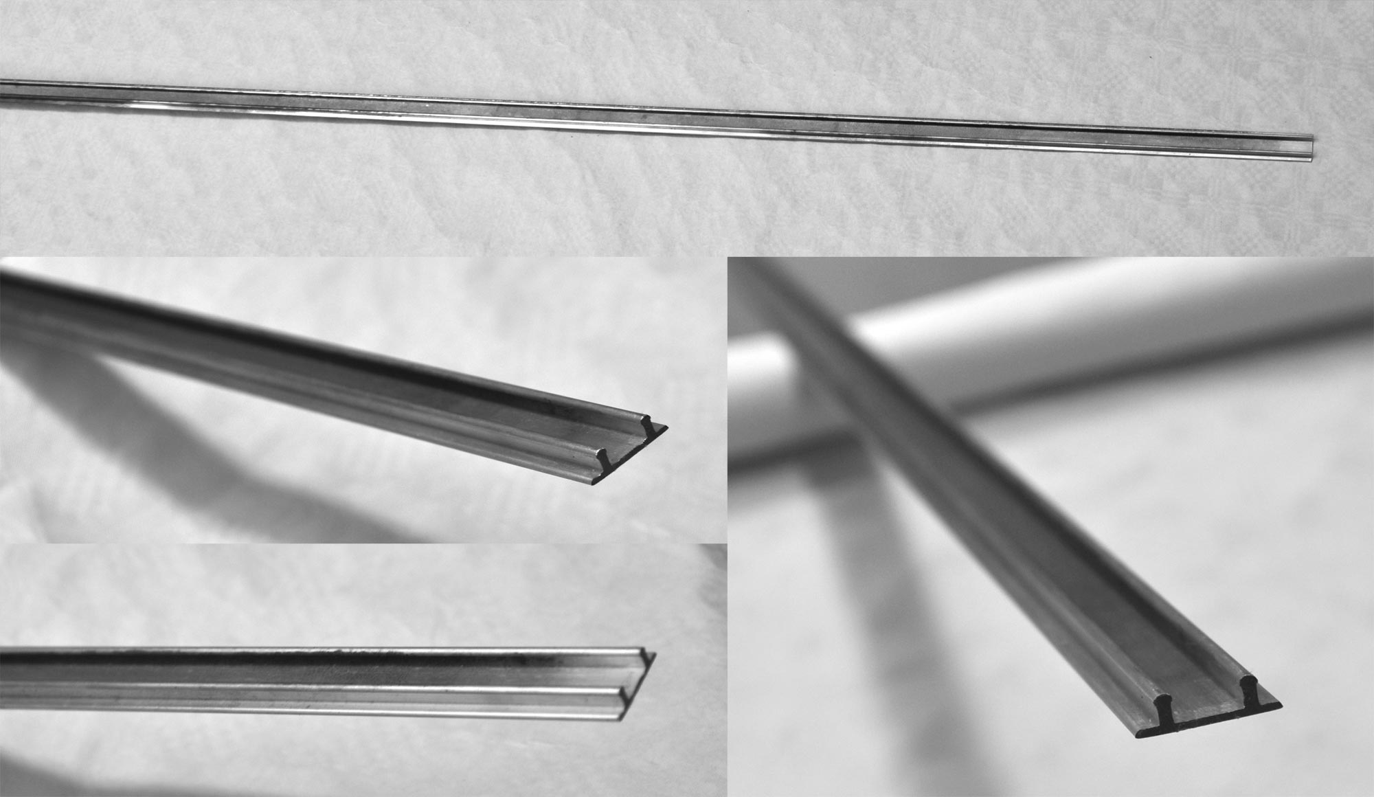 30143-30145_1a Doppelmöbelschiene Aluminium