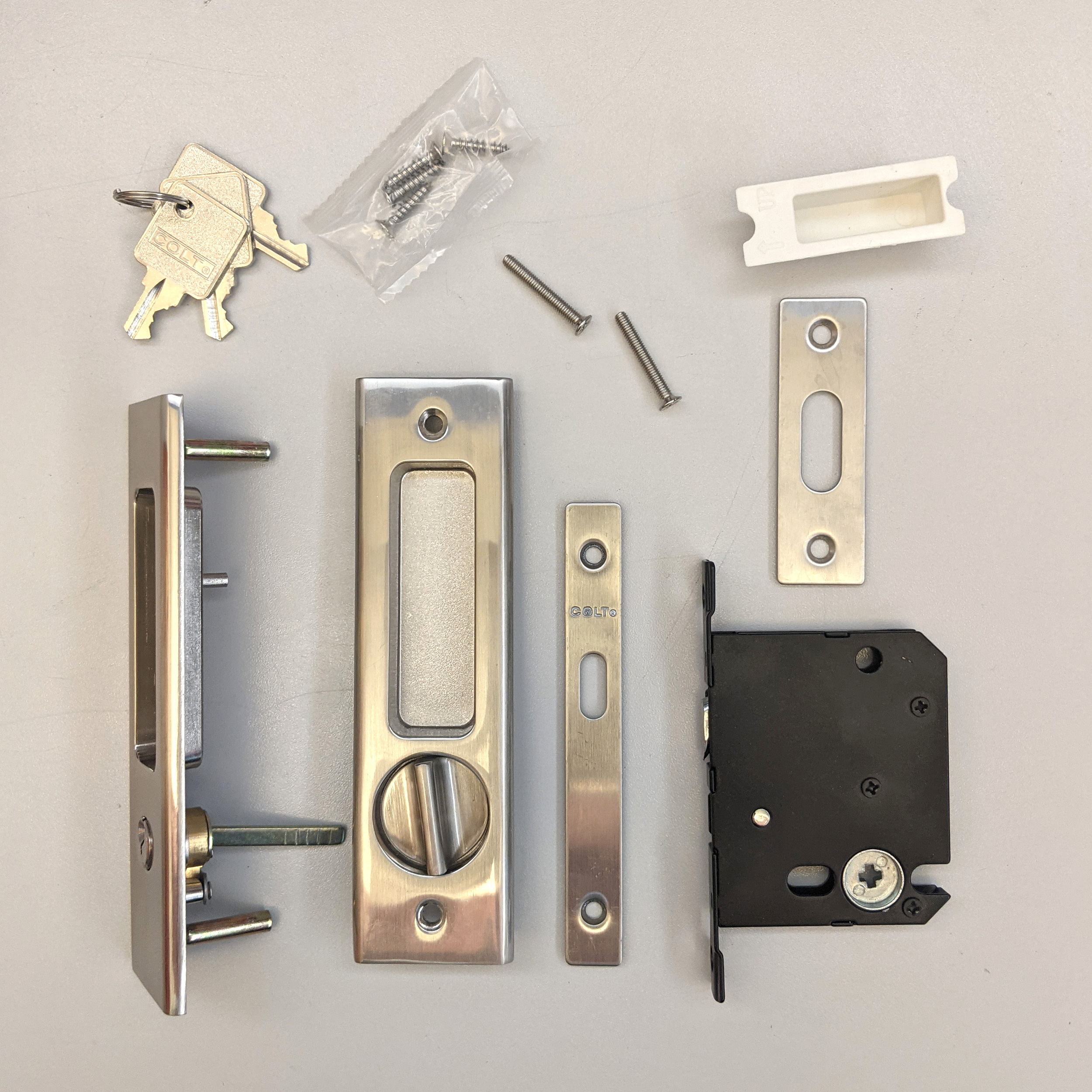 30391_1e Schloss für Schiebetüren - rechteckige Form