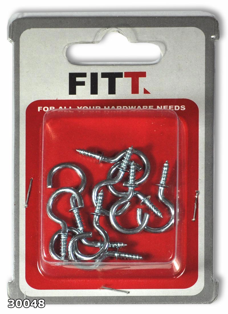 Schraubhaken in Blisterpackung